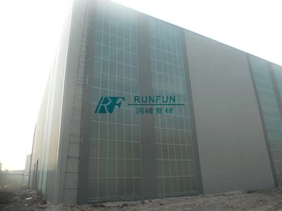 Ưu điểm của tấm FRP Runfeng trong kết cấu thép / xây dựng mái nông nghiệp
