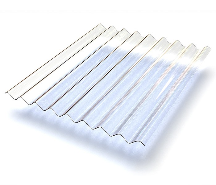 Clear Culgated FRP Panel